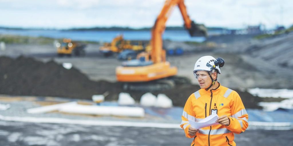 Jäteveron laajentaminen edistäisi kierrätettyjen maa-ainesten käyttämistä. Kuvalähde: Lassila & Tikanoja Oyj, Kuvaaja: Lauri Rotko, Tuotantoyhtiö Vimma